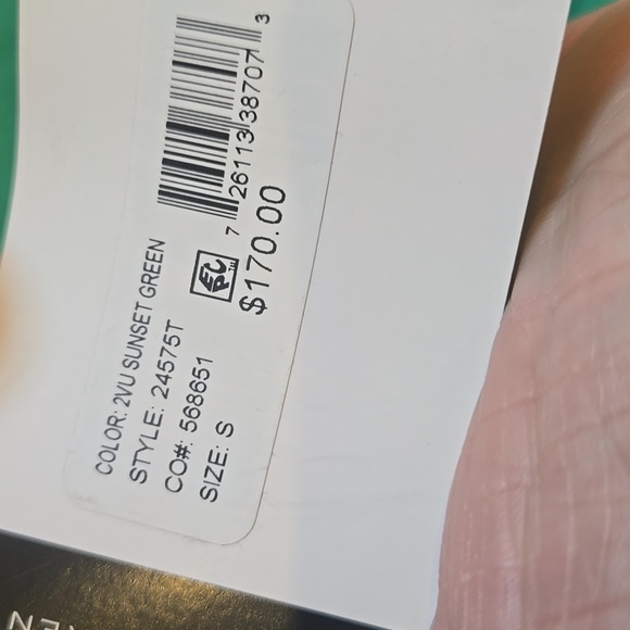 New Lauren Ralph Lauren Sunset Green Quilted Jacket - Picture 13 of 15